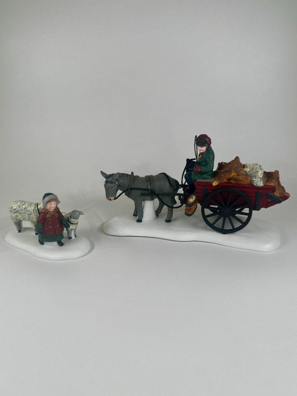 Dept 56 "Bringing Fleeces to the Mill" Heritage Village 5819-0 - Retired